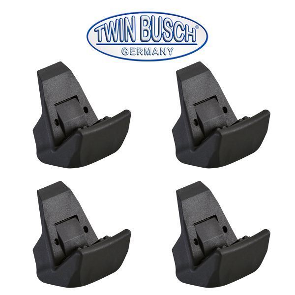 Twin Busch Plastic Claw Protectors with Grip-Clamp (Set of 4)