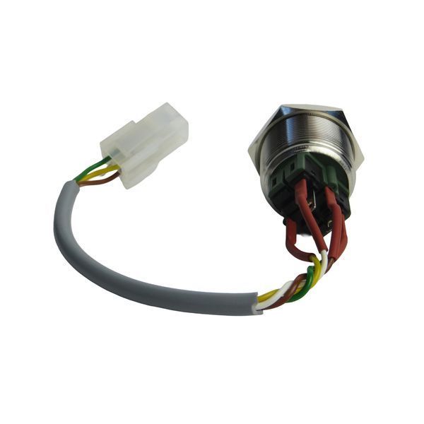 Illuminated Control Button, Mechanical, Red (Standart, Lite, LED, Sensor)
