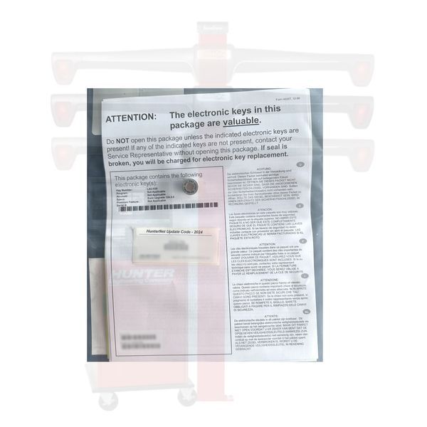 2024 Specification Update PA200 (with Key) HUNTER