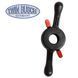 Quick release nut suitable for TWIN BUSCH balancing stands with a shaft diameter of 36 mm