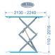 Twin Busch Scissor Lift TWS35-20E