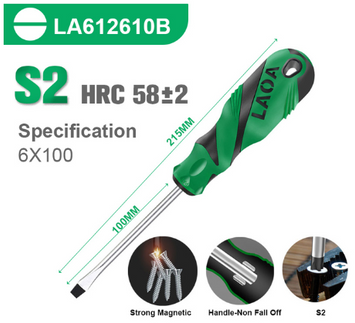 Flat screwdriver 6*100