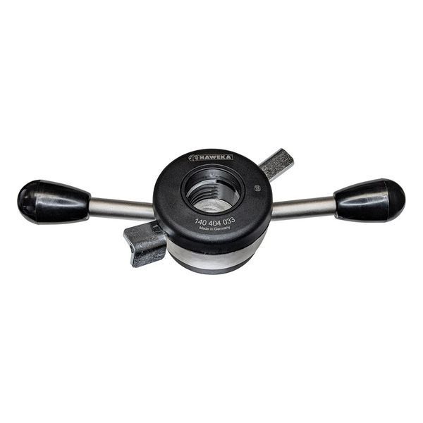 Metal Haweka ProGrip quick-clamp nut M40×8 for Hunter balancing stand
