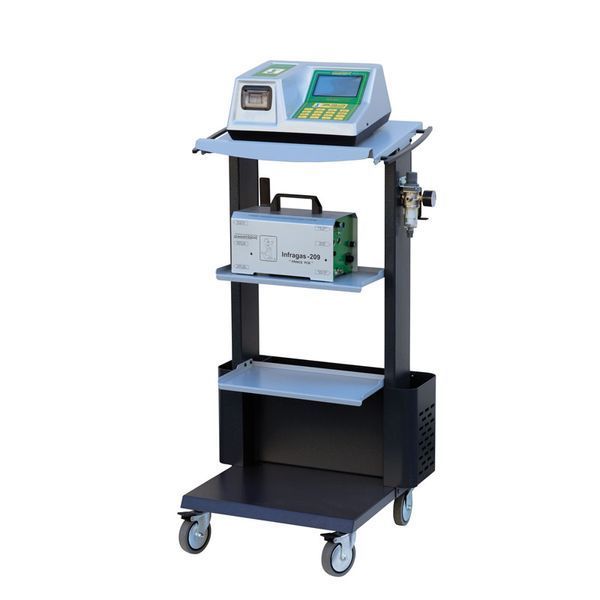 Battery-powered exhaust gas analyzer for vehicles, INFRAGAS-209, 4-gas ASSEMBLAD