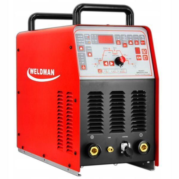 Зварювальний апарат аргонний Weldman BRAVO 250 TIG AC/DC HF PULSE BRAVO250 фото Зварювальний апарат аргонний Weldman BRAVO 250 TIG AC/DC HF PULSE BRAVO250 фото