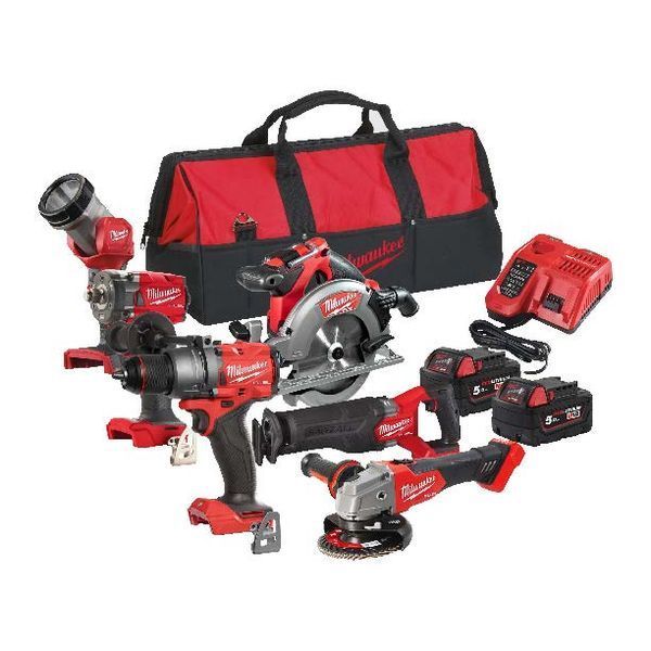 Набір акумуляторного інструменту Milwaukee M18 FPP6H3-502B безщітковий 6 в 1 M18 FPP6F3 фото Набір акумуляторного інструменту Milwaukee M18 FPP6H3-502B безщітковий 6 в 1 M18 FPP6F3 фото