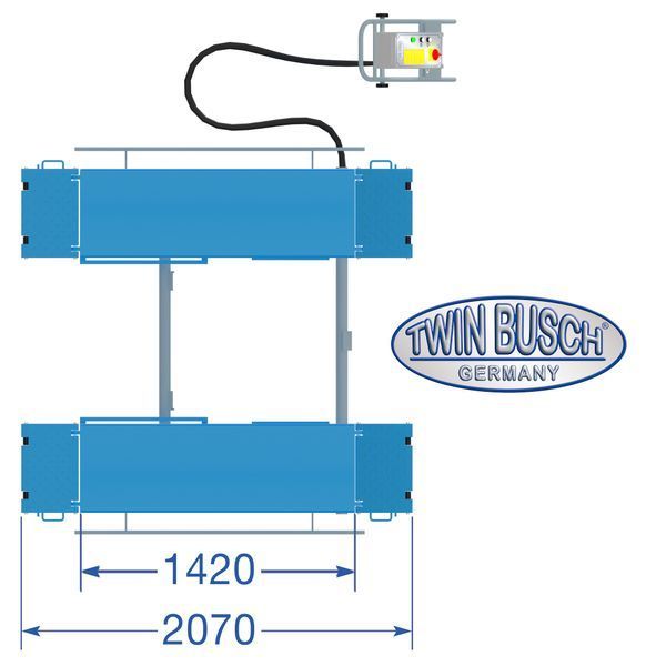 Підіймач нoжиці Twin Busch TW S310 E 230V TWS310E фото Підіймач нoжиці Twin Busch TW S310 E 230V TWS310E фото