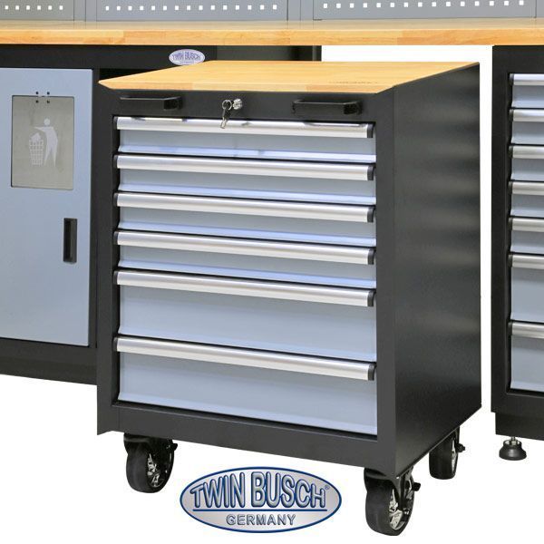 Professional work furniture system for Twin Busch service stations TWWS23