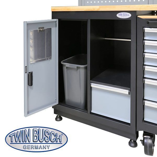 Professional work furniture system for Twin Busch service stations TWWS23