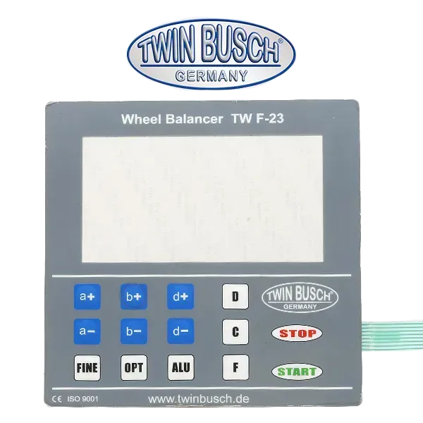 Membrane keyboard for Twin Busch TW F-23 balancing stand
