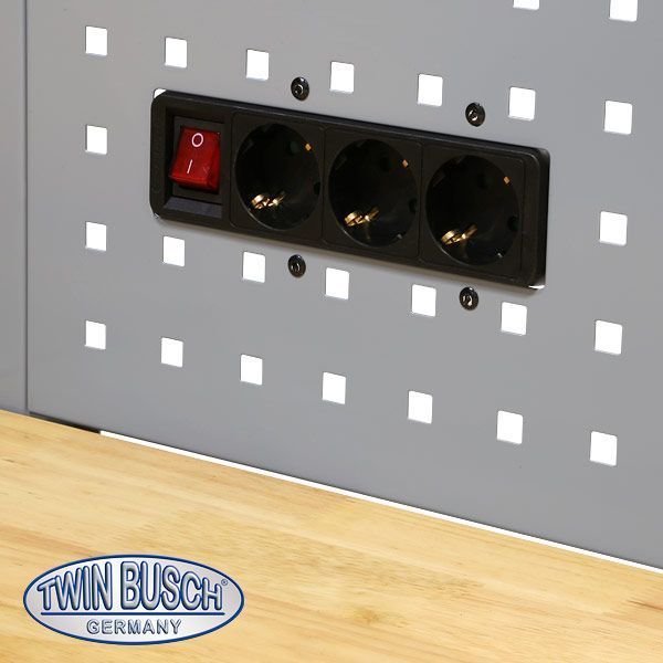 Professional work furniture system for Twin Busch service stations TWWS2C