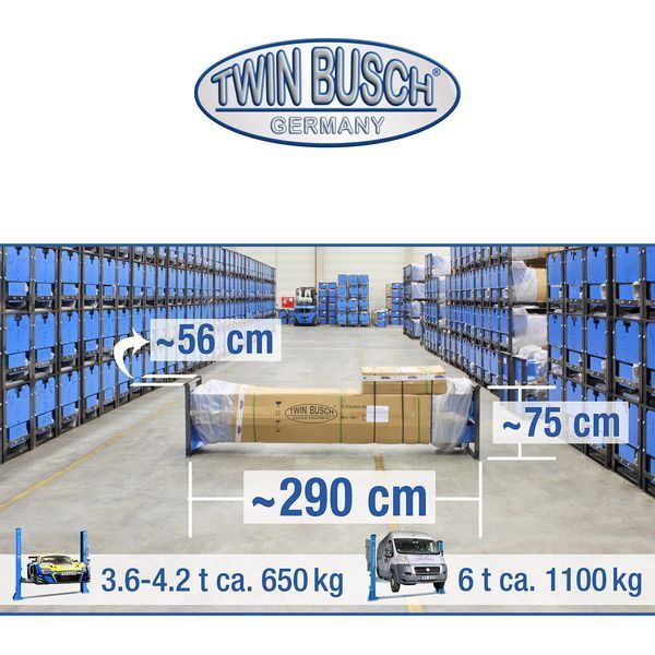 Подъемник Twin Busch TW 242 PE B4.3 4.2 т 380V TW242PEB4.3 фото Подъемник Twin Busch TW 242 PE B4.3 4.2 т 380V TW242PEB4.3 фото