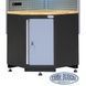 Professional work furniture system for Twin Busch service stations TWWS2C