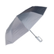 Foldable umbrella LuxCyber: fully automatic, anti-wind, carabiner handle