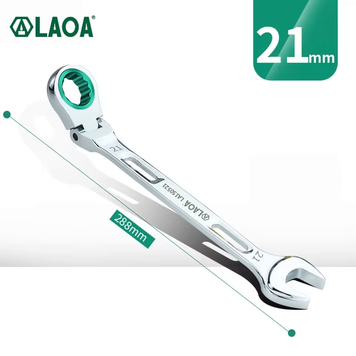 LAOA 21mm Combination Ratchet Wrench