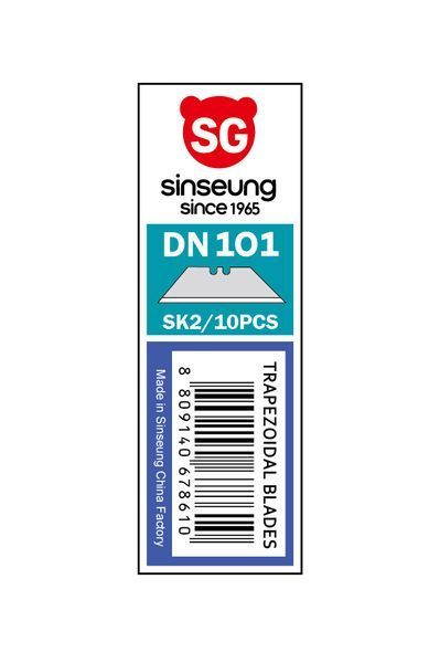 Trapezoidal blades Sinseung DN101