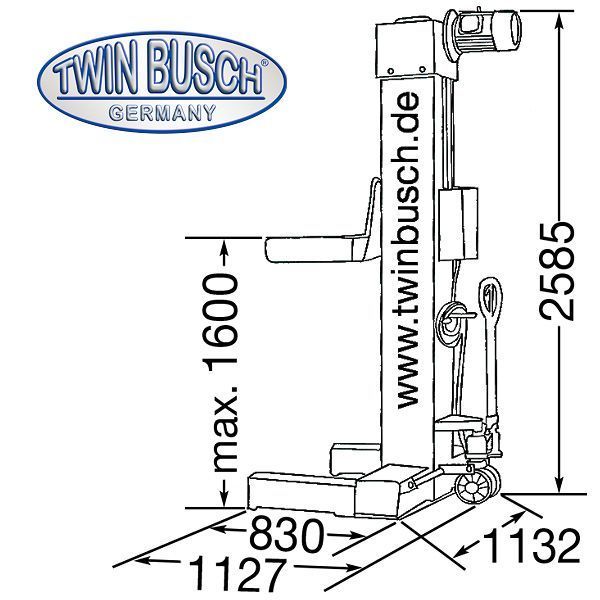 Подъемник для грузовиков 33т TwinBusch TW550-6 TW550-6 фото