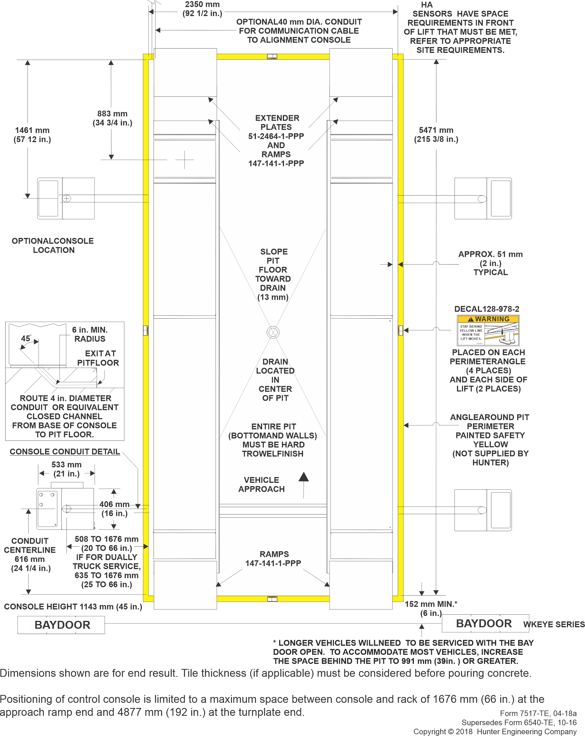 Lift Dimensions